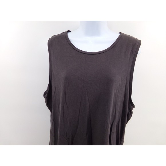 Women's Tank Top Plain Solid 100% Cotton Muscle Knocker XL - Picture 2 of 8